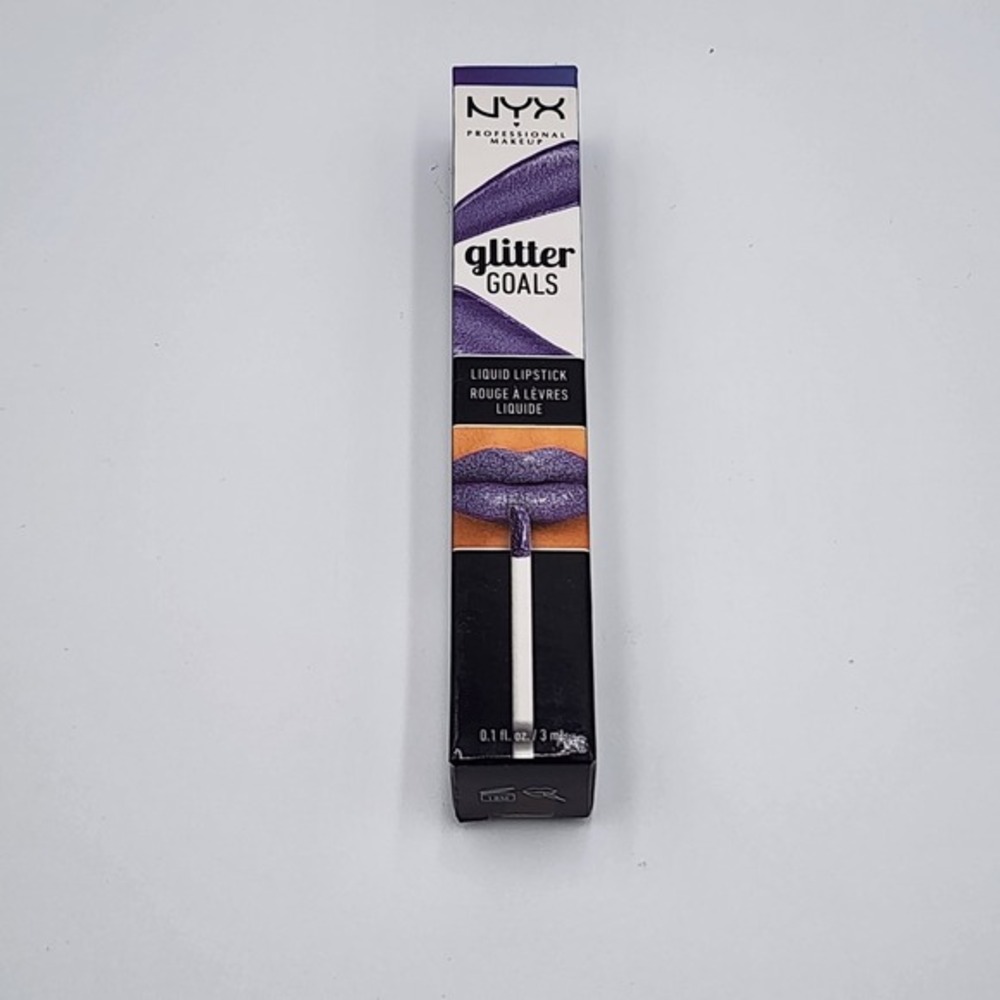 NYX Professional Makeup Glitter‎ Goals Liquid Lipstick Amethyst Matte GGLS07 New